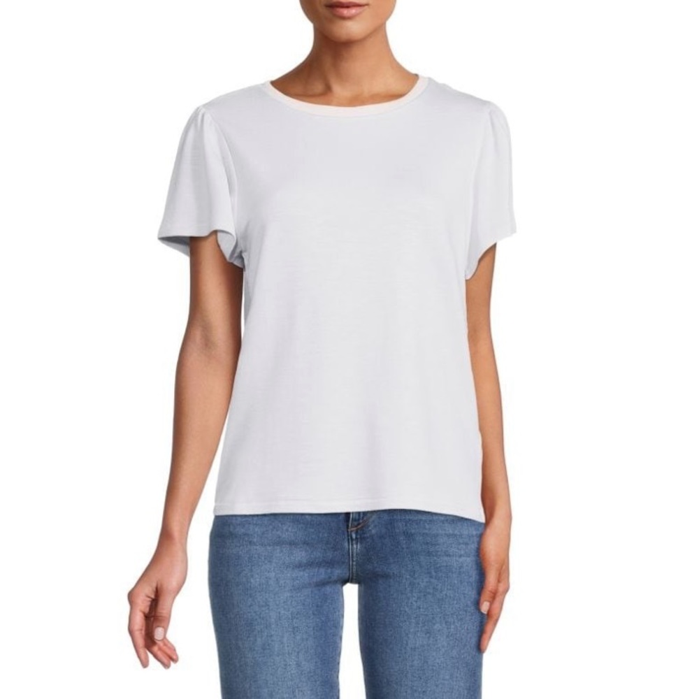 Grey State Tabi Heathered Flare Sleeve Top NWT
